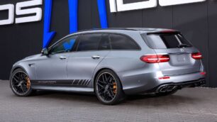 El Existen coches que resultan espectaculares según salen de fábrica, como el Mercedes-AMG E 63 S 4MATIC+ de Posaidon no recibe apenas cambios visuales