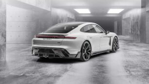 El Porsche Taycan de Mansory recurre a la fibra de carbono