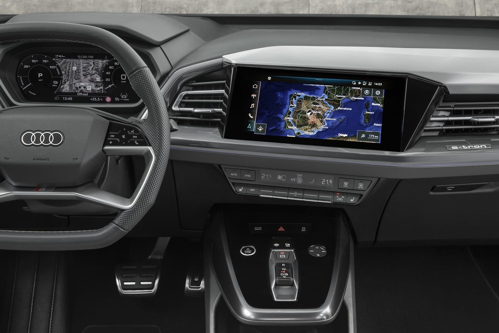 Audi Q4 40 e-tron multimedia system