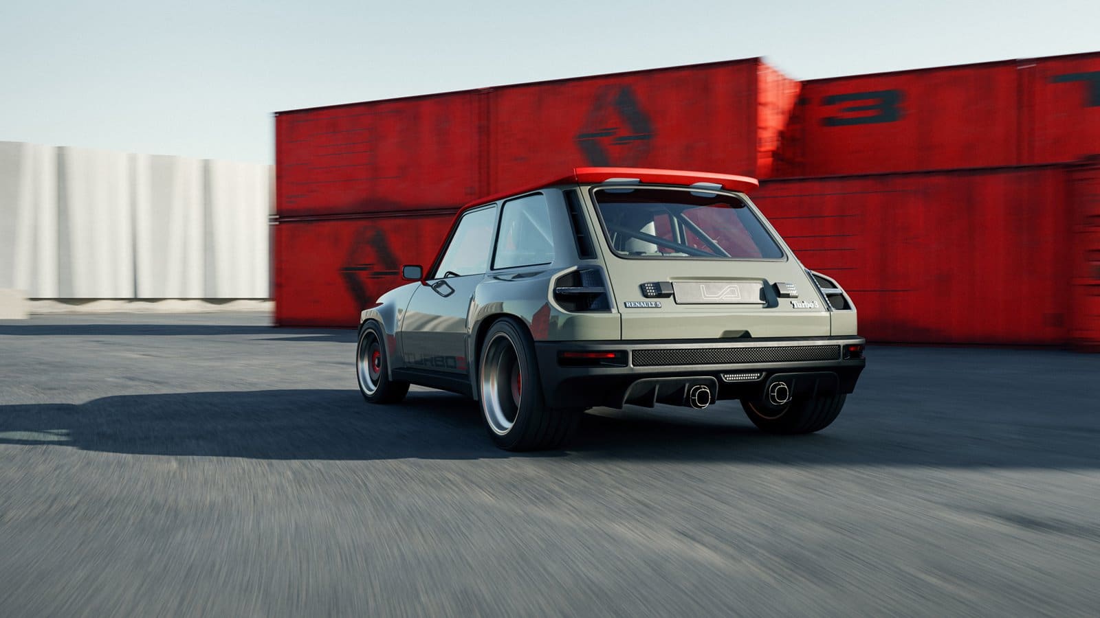 Renault 5 Turbo 3 trasera