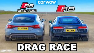 [Vídeo] Audi R8 vs. RS e-tron GT: ¿Tiene algo que hacer la combustión frente a lo eléctrico?