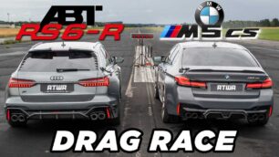 [Vídeo] BMW M5 CS vs. ABT RS-6 R: tras merendarse al Audi RS 7 ¿Podrá con 740 CV?