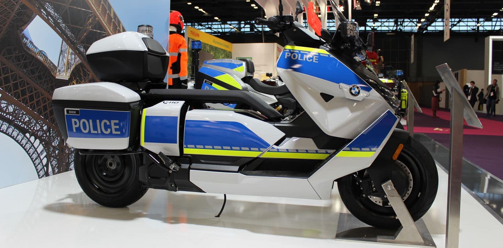 BMW CE 04 police electric motorcycle