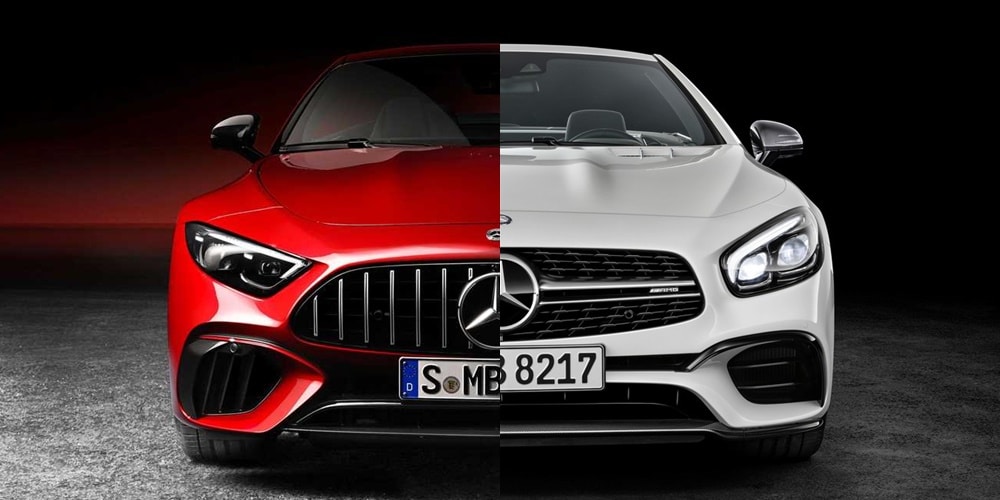 Comparación visual Mercedes-AMG SL 2022: tremenda revolución