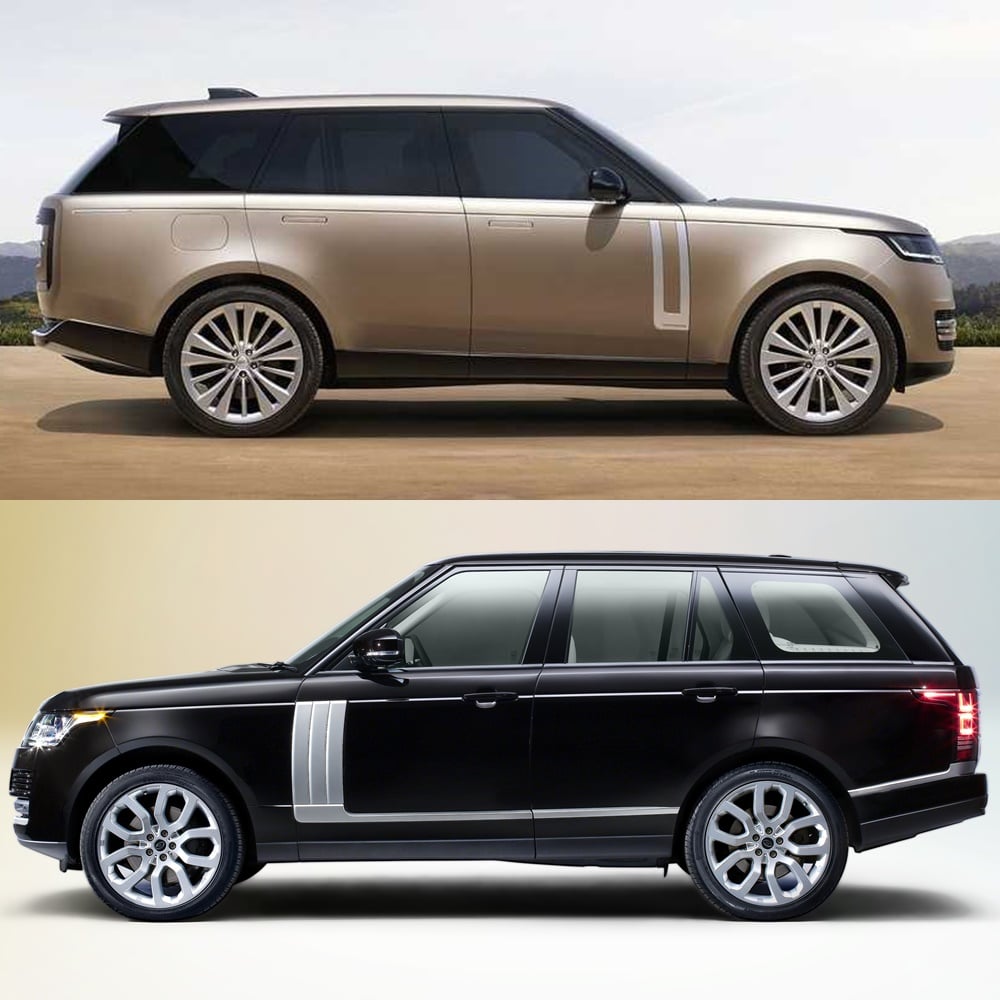 Visual comparison Range Rover 2022: let's judge its evolution