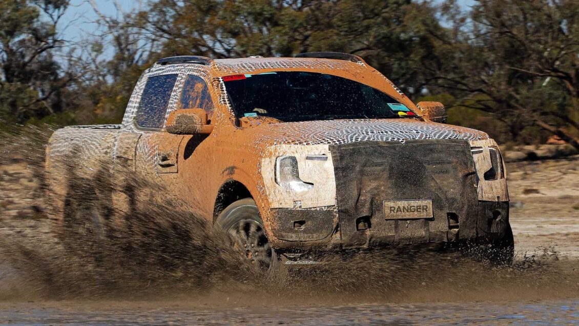 Nuevos detalles del Ford Ranger 2022: ahora en vídeo haciendo el cafre