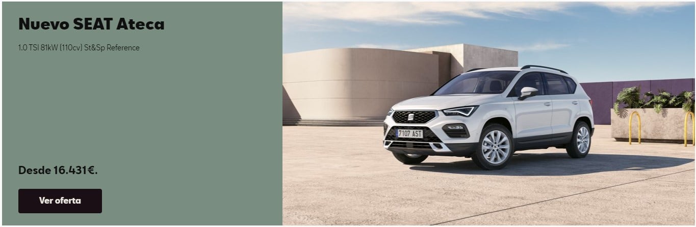 SEAT Ateca 2021, now for only € 16,431 well equipped