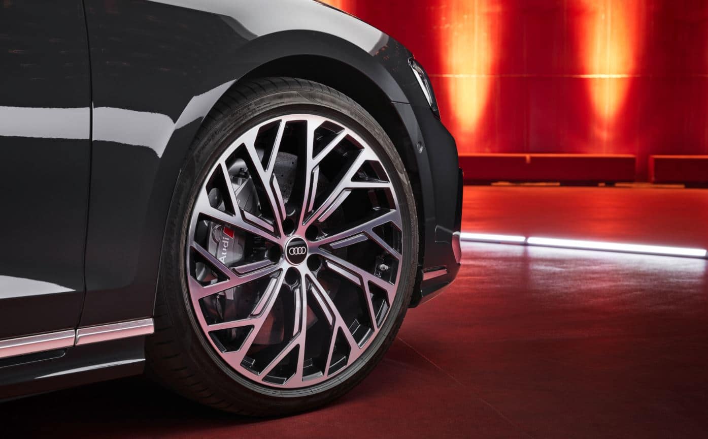 Audi A8 ceramic brakes