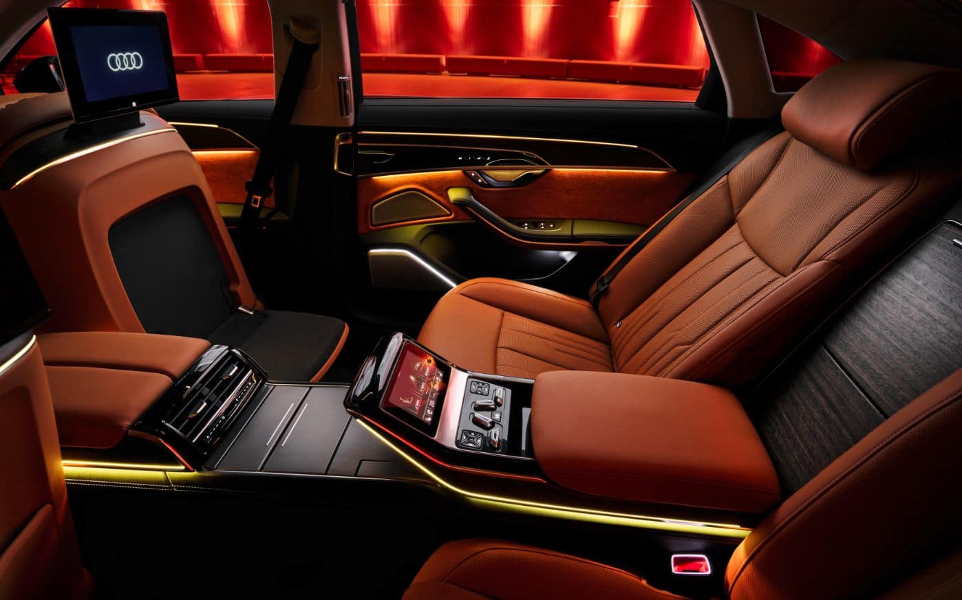 Audi A8 rear seats