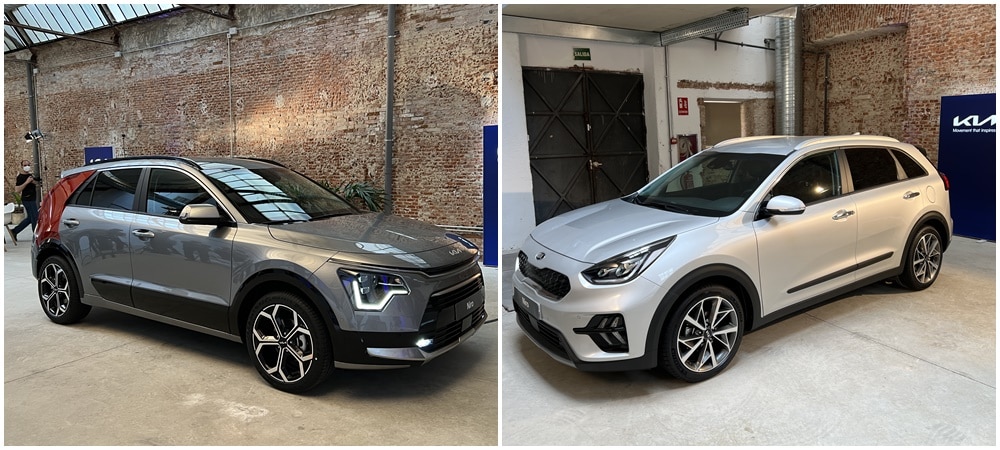 Comparación visual KIA Niro 2022: revolución, no evolución