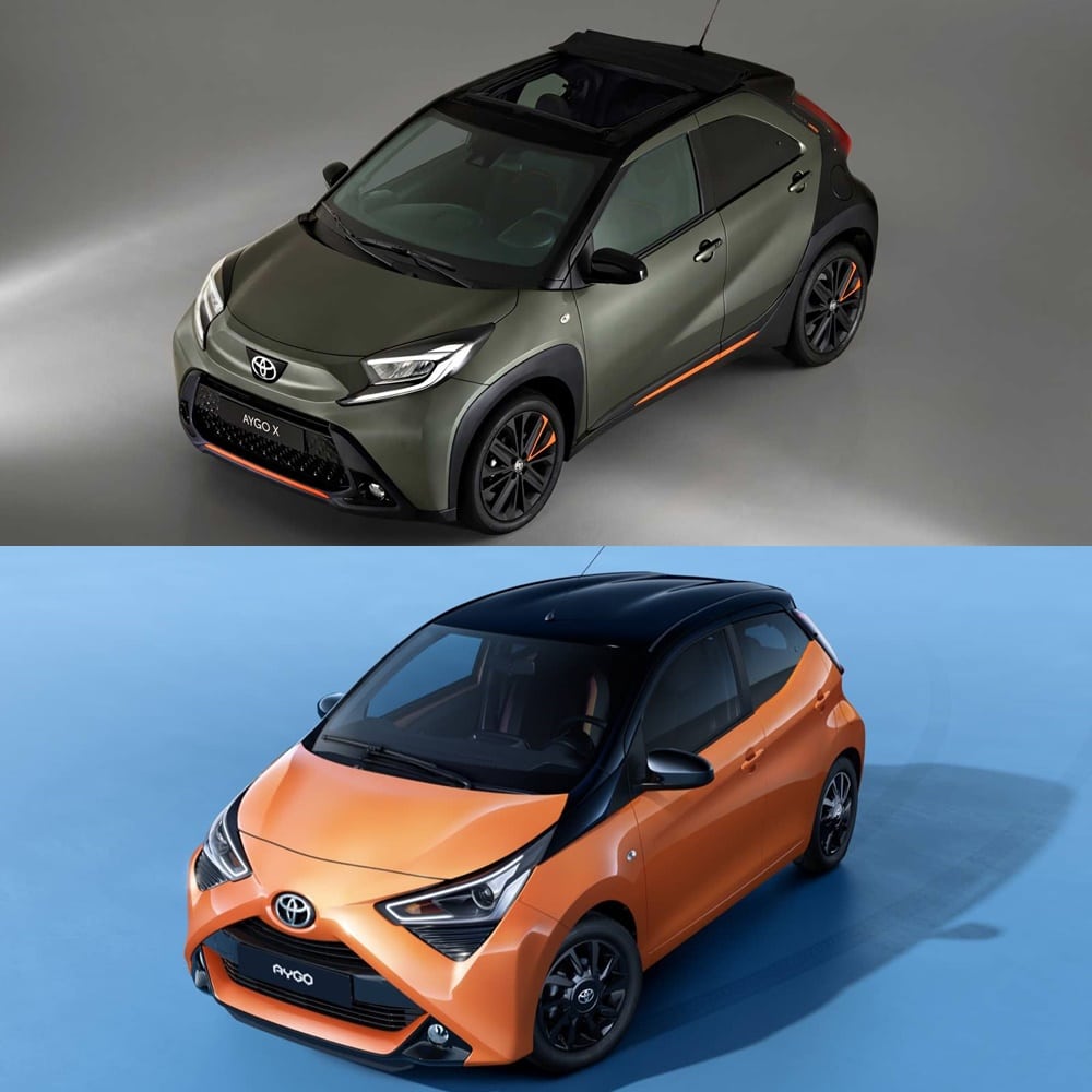 Visual comparison Toyota Aygo Cross 2022: revolution?