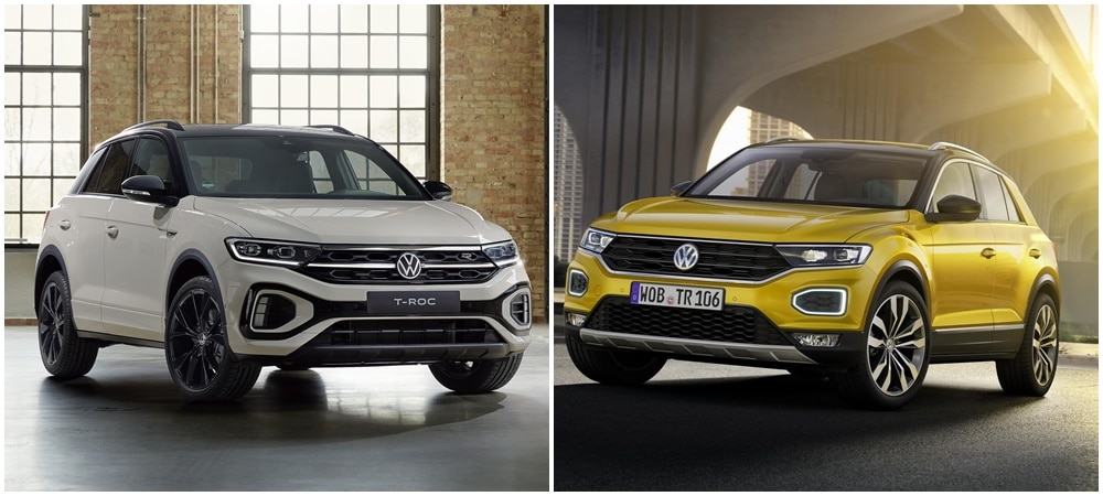 Comparación visual Volkswagen T-Roc 2022: ¿Cuesta ver las diferencias?