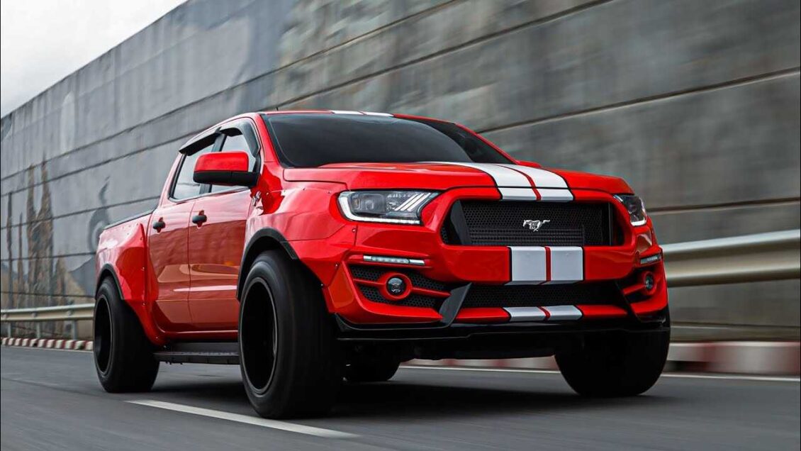 Este Ford Ranger inspirado en el Mustang GT350 es lo que deseas en tu garaje