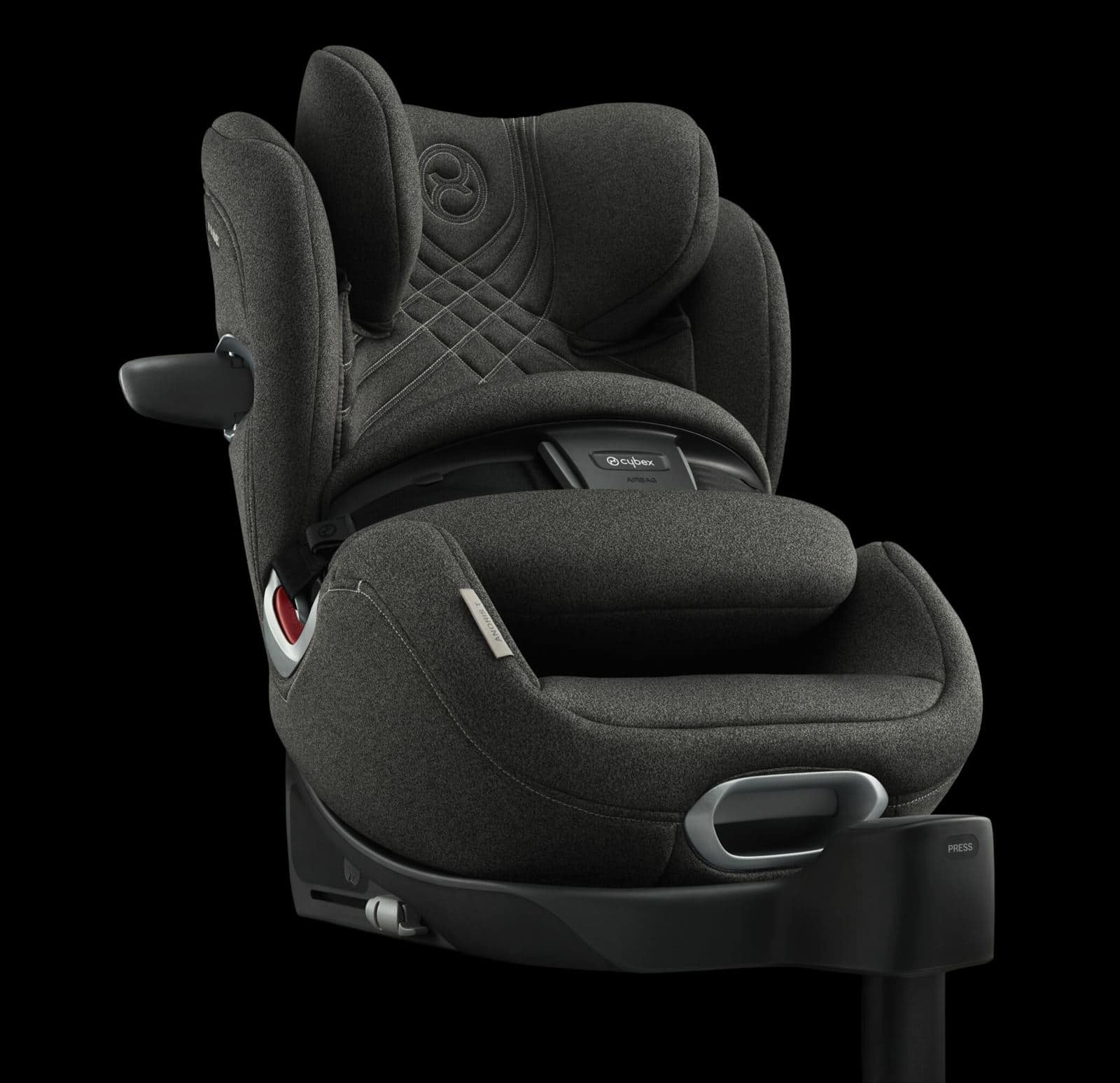car seat with airbag