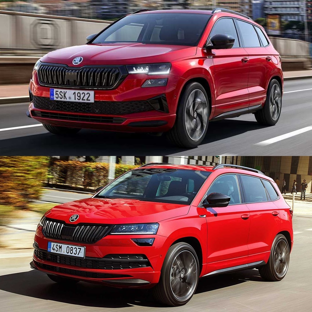 Visual comparison Škoda Karoq 2022: Do you like the changes?