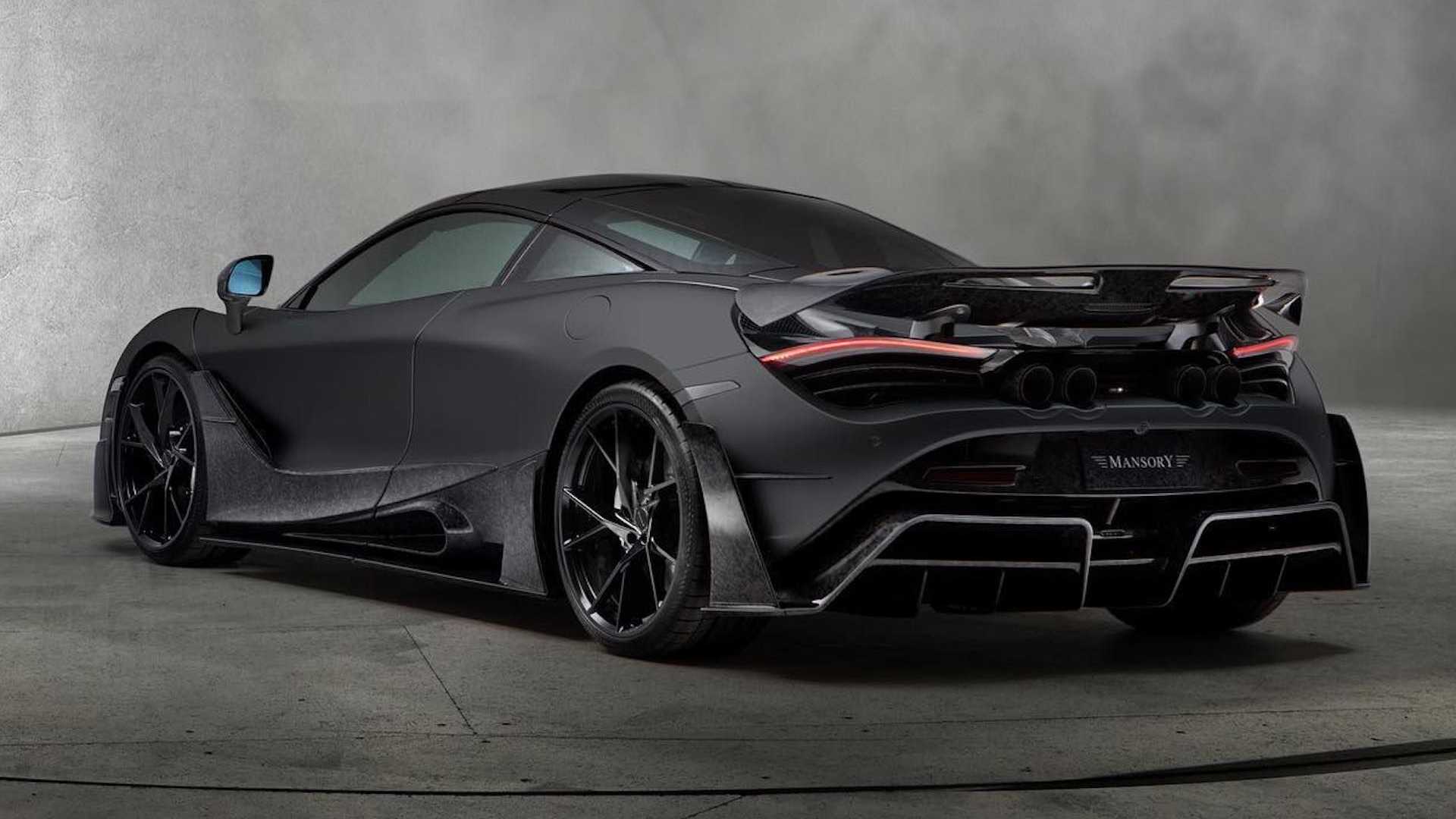 All black! Mansory's McLaren 720S and its almost 800 hp