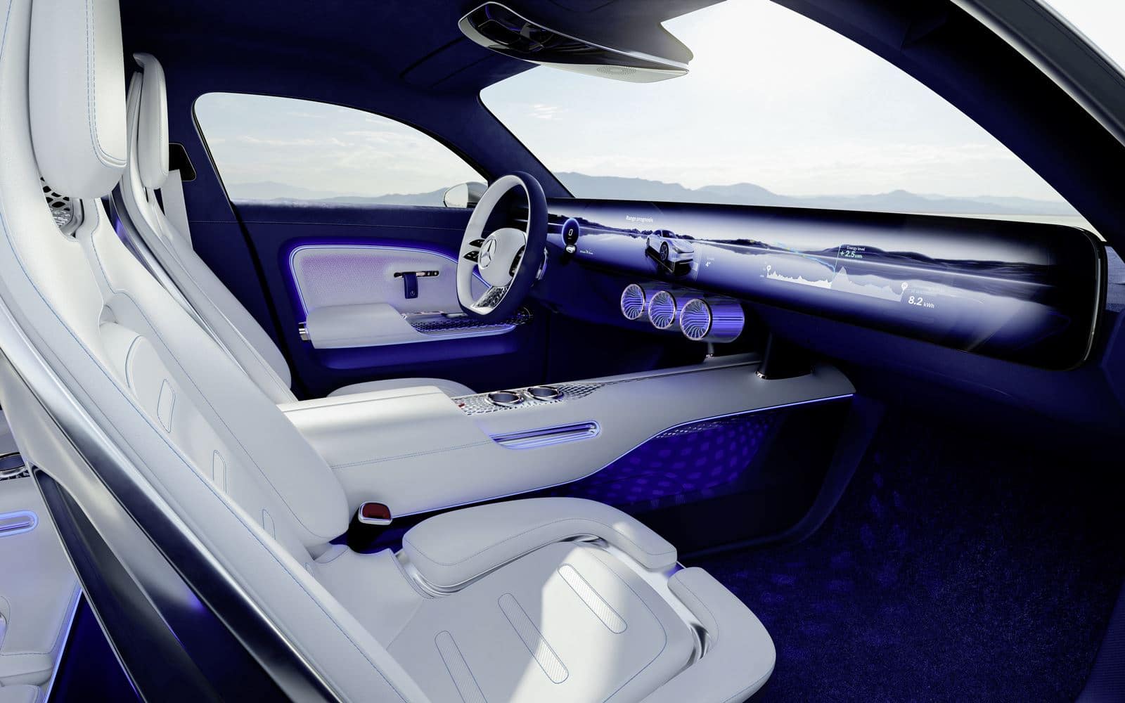 Mercedes VISION EQXX interior