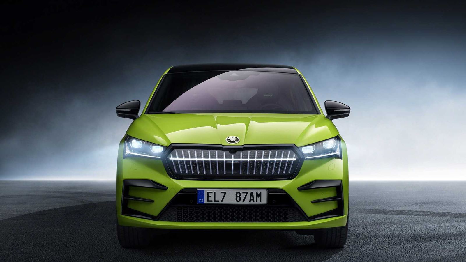 Skoda ENYAQ COUPÉ RS iV frontal