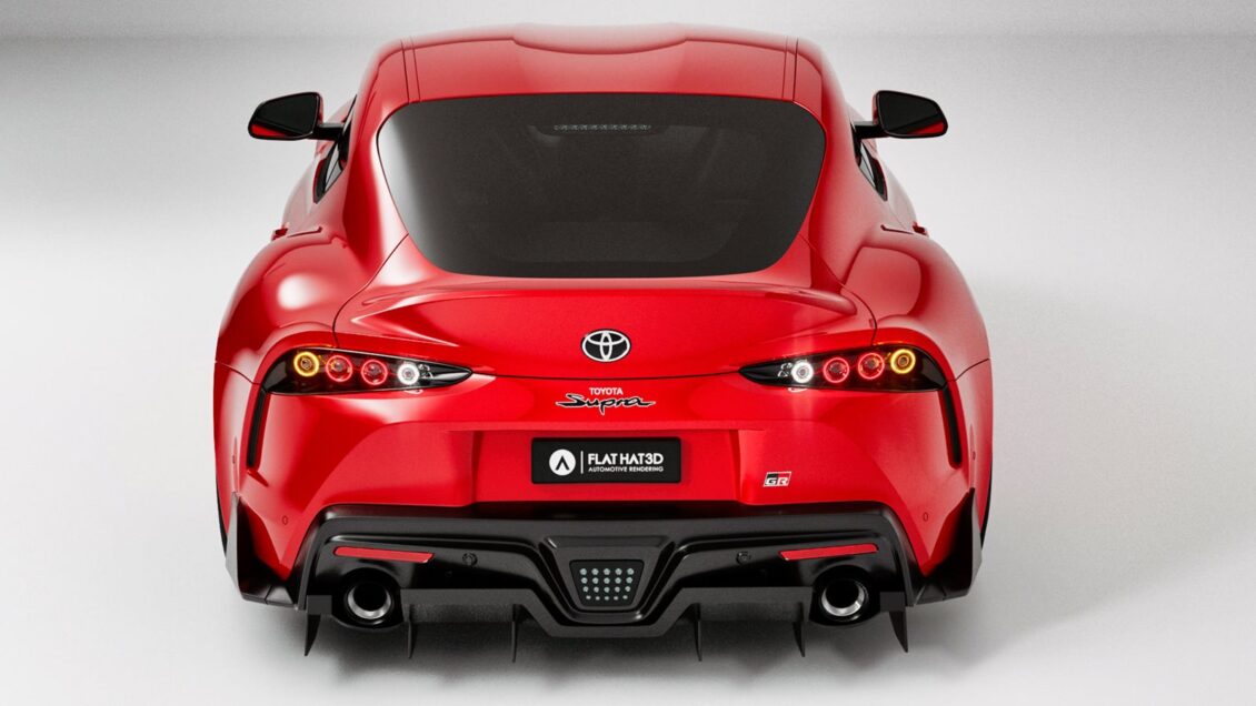 Con estos faros el Toyota Supra se parece a lo que fue...