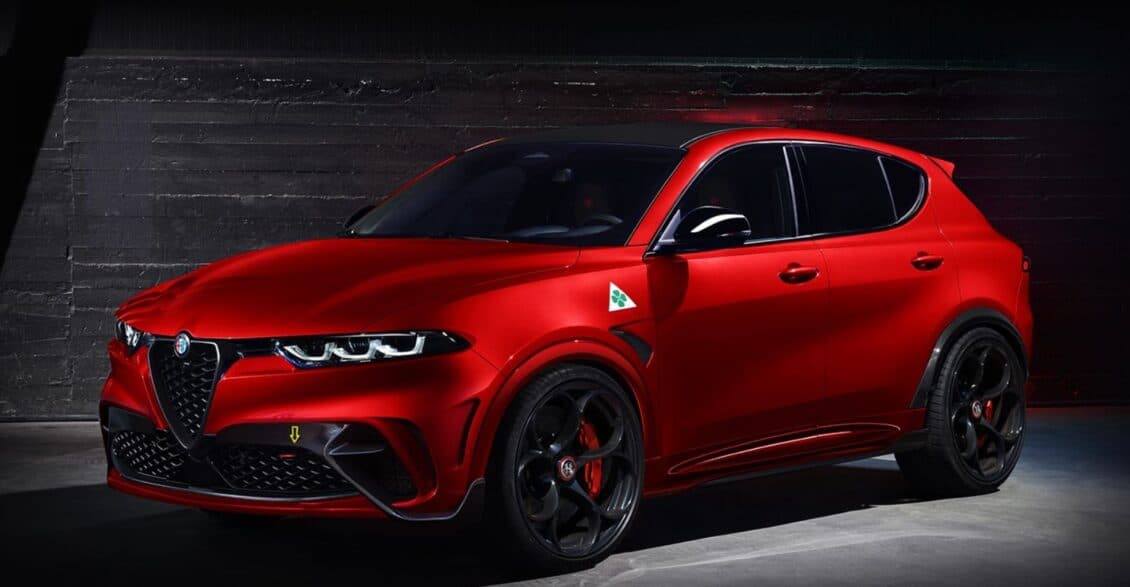 Así luciría un hipotético Alfa Romeo Tonale Quadrifoglio