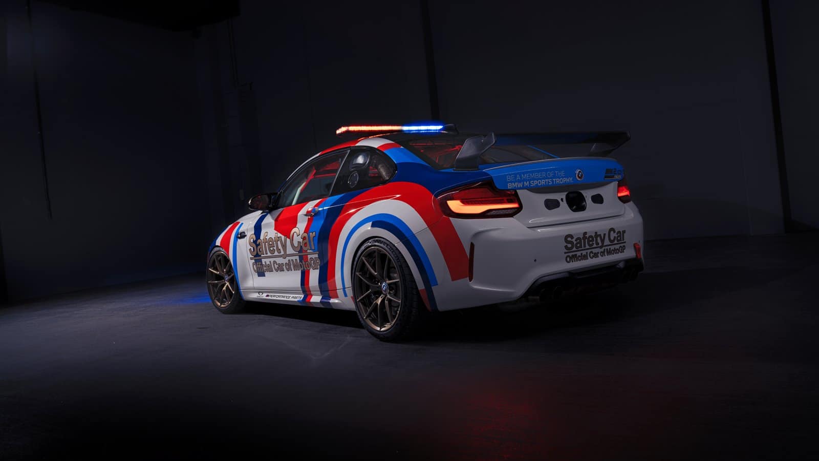 This is the BMW M2 CS Racing MotoGP Safety Car 2022 with 450 hp