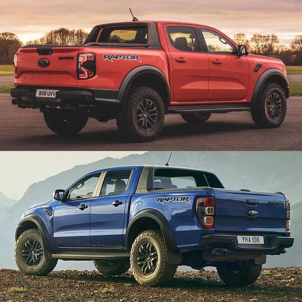 2023 Ford Ranger Raptor Visual Comparison: Judge the Change