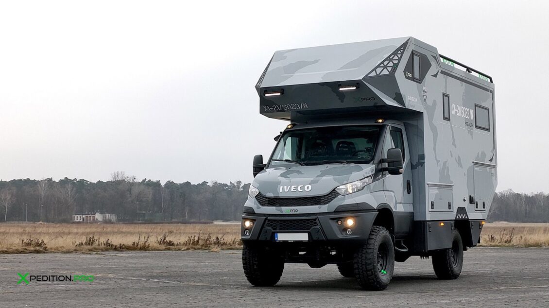 Xpedition Pro XPro One: tanque parece, Iveco Daily 4×4 camper es