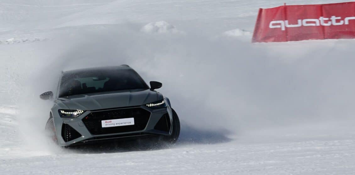 Winter Audi driving experience, o bailar en la nieve con la gama RS de hasta 600 CV
