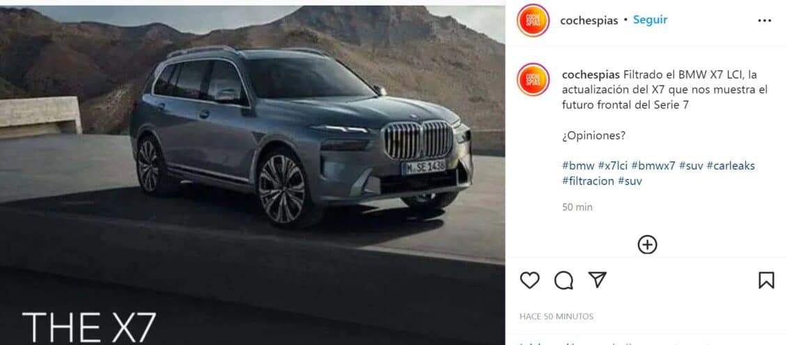 ¡Filtrado! Así es el restyling del BMW X7… ¿mejor?