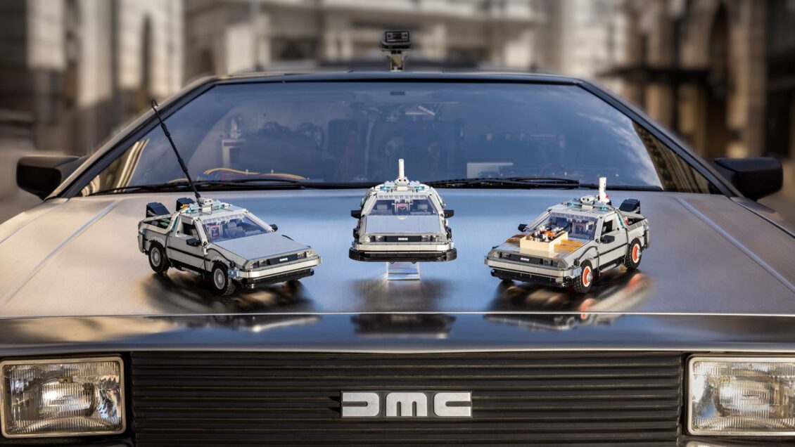 El DeLorean DMC-12 que acaba de presentar LEGO es de locos: 3 películas en 1 mismo set