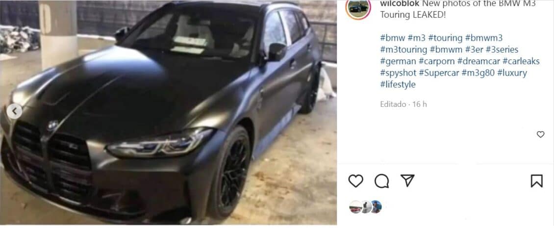 ¡Filtrado! El BMW M3 Touring asoma la patita en la red ¿Qué te parece?