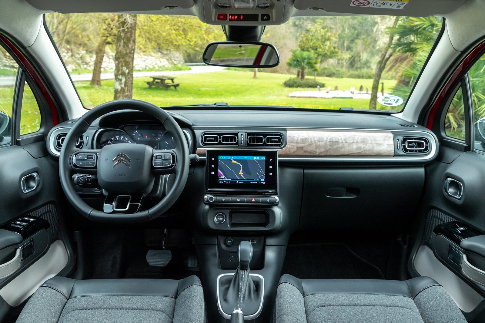 Interior del Citroën C3