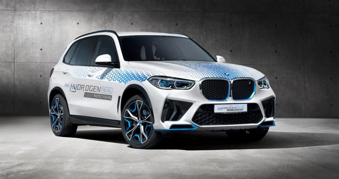 BMW Concept iX5 Hydrogen Protección VR6, el primer blindado con pila de hidrógeno