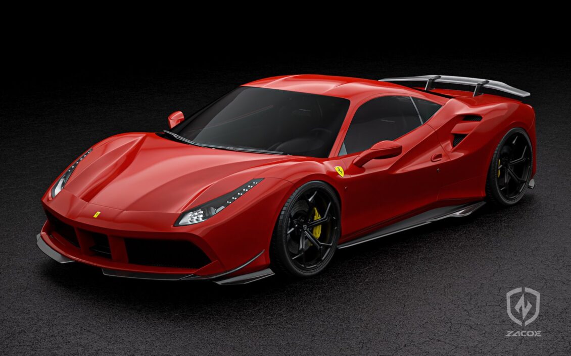 Este salvaje Ferrari 488 GTB es un homenaje al 75 aniversario de la marca