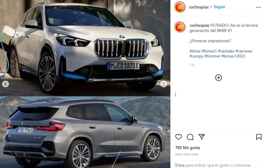 ¡Filtrado!: Así es el nuevo BMW X1, una tercera generación llena de tecnología