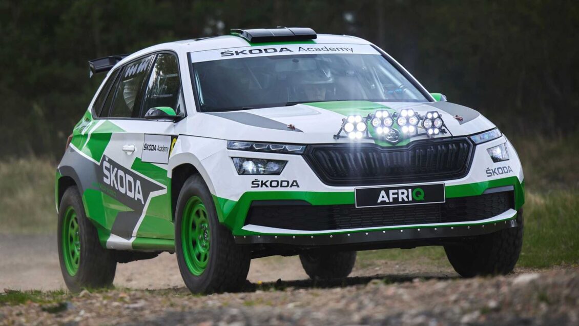Škoda Afriq, un Kamiq preparado para el Dakar que se quedará en estudio de diseño…