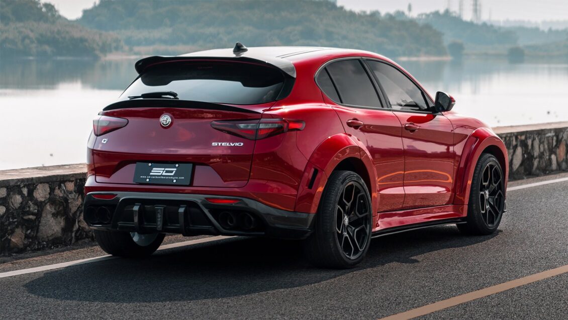 ¿Buscas un Alfa Romeo Stelvio Quadrifoglio radical? Entonces este te va a gustar