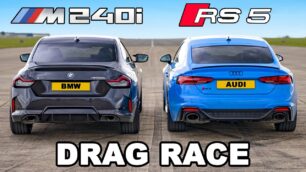 [Vídeo] BMW M240i vs. Audi RS 5 Sportback: ¿Es la diferencia de peso suficiente?