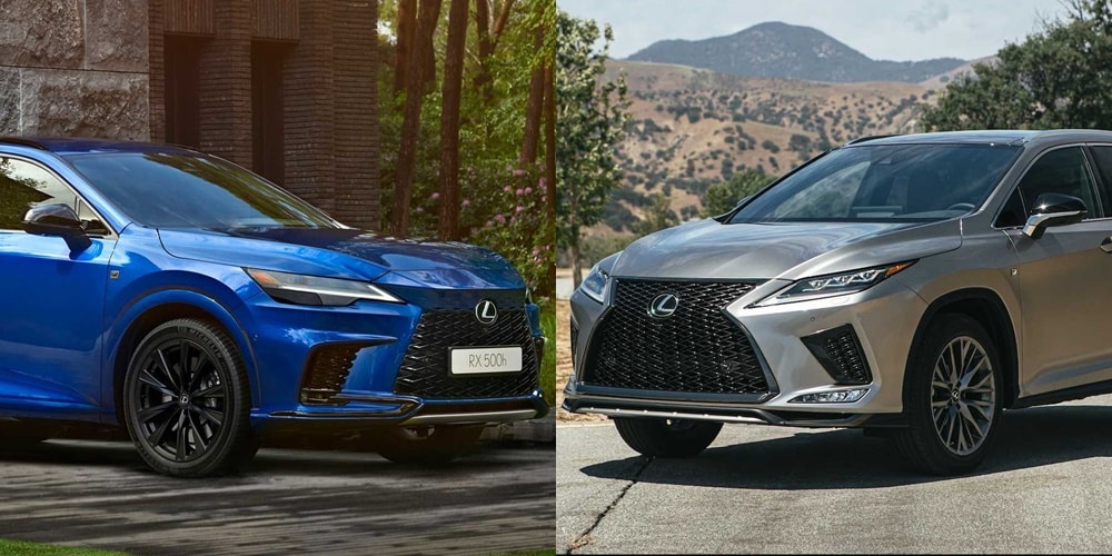 Comparación visual Lexus RX 2022: apuesta por el diseño y la tecnología