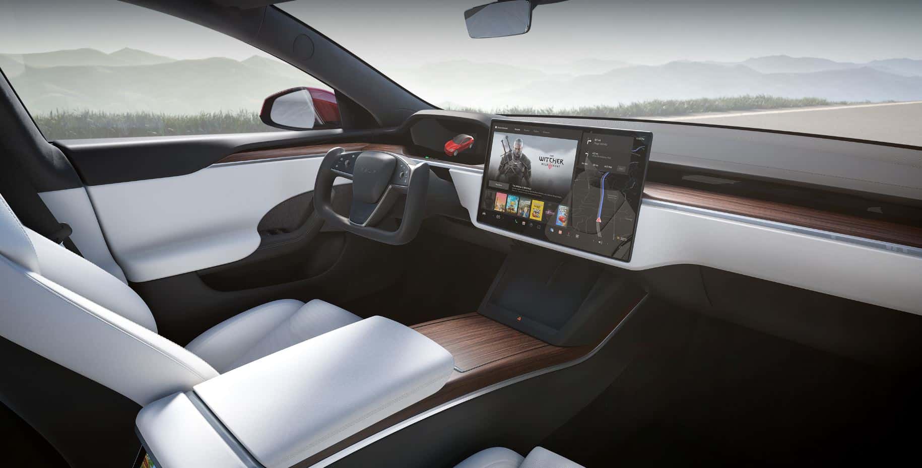 Tesla Model S interior