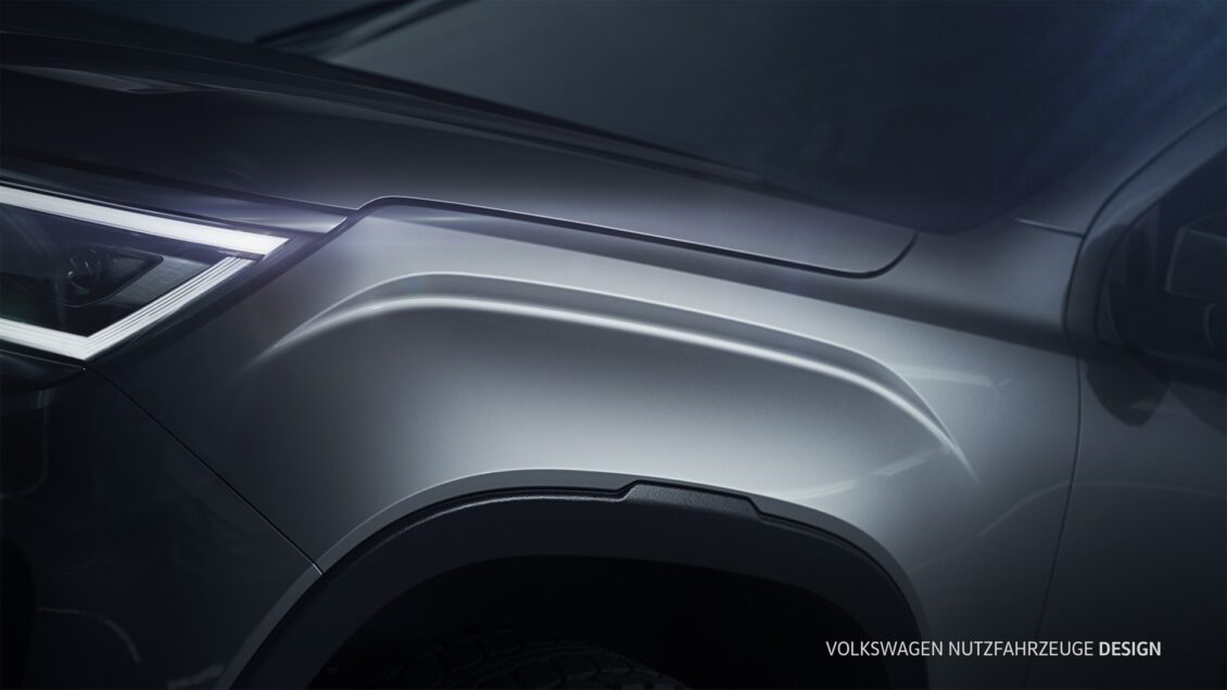 ¡Esto promete! Último avance del Volkswagen Amarok a una semana de su debut
