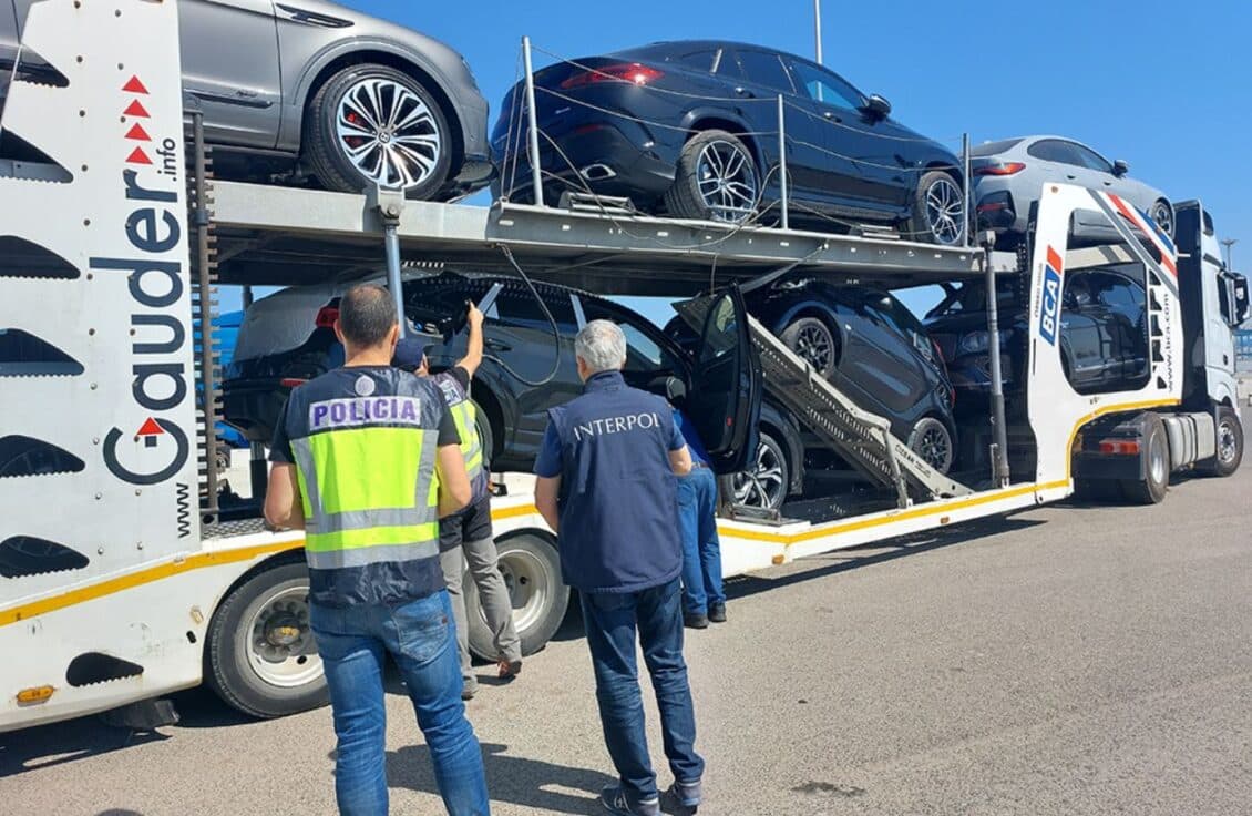 Recuperados más de 1000 coches sustraídos, 191 de ellos en España