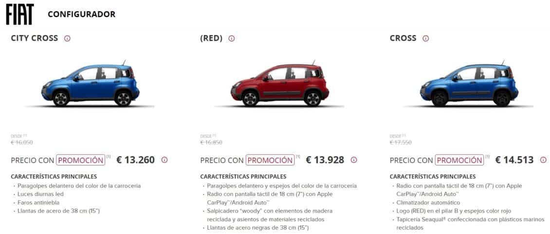 El Fiat Panda sube de precio; el resto de modelos también