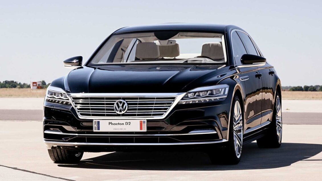 Así es el Volkswagen Phaeton II que nunca llegó al mercado