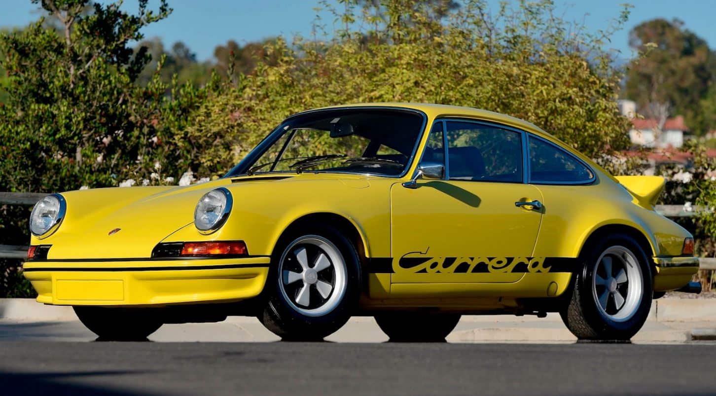 A subasta el magnífico Porsche 911 Carrera RS 2.7 de Paul Walker