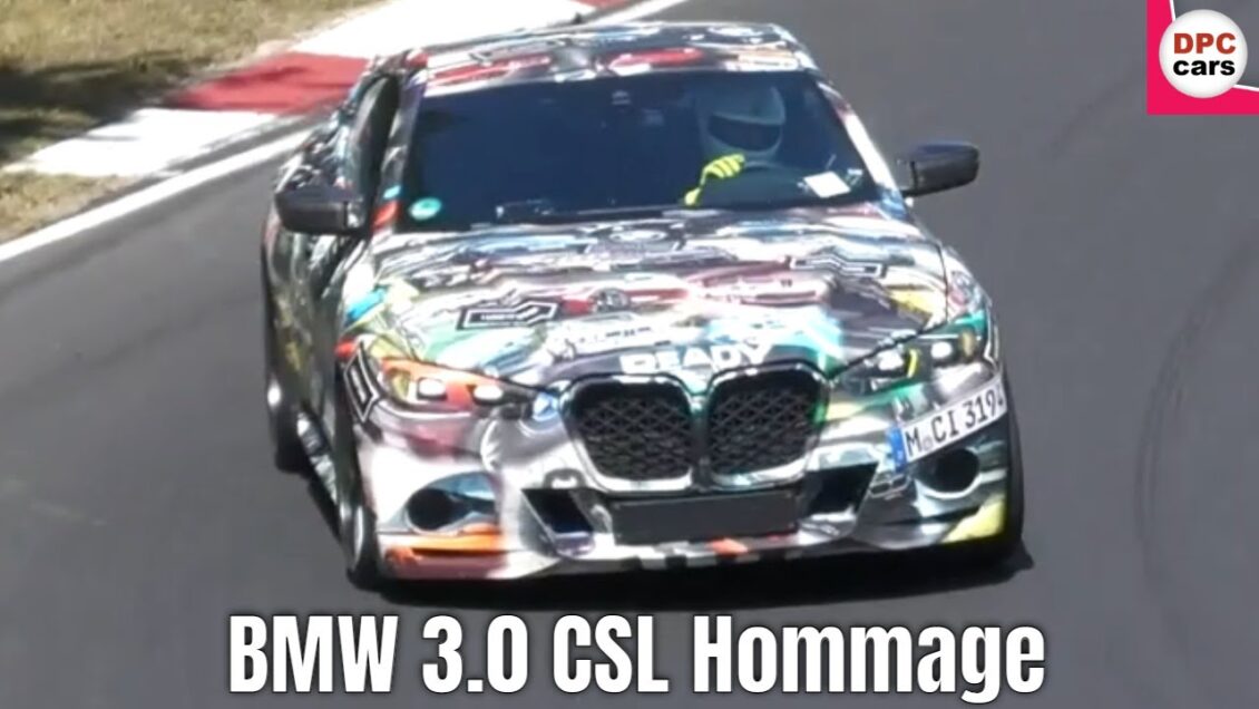 El BMW 3.0 CSL 2023 se deja ver y escuchar en Nürburgring: un M4 Coupé muy radical