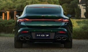 El MG7 debuta en China: Entre un Audi A5 y un A7 Sportback y con muchas de sus claves de diseño...
