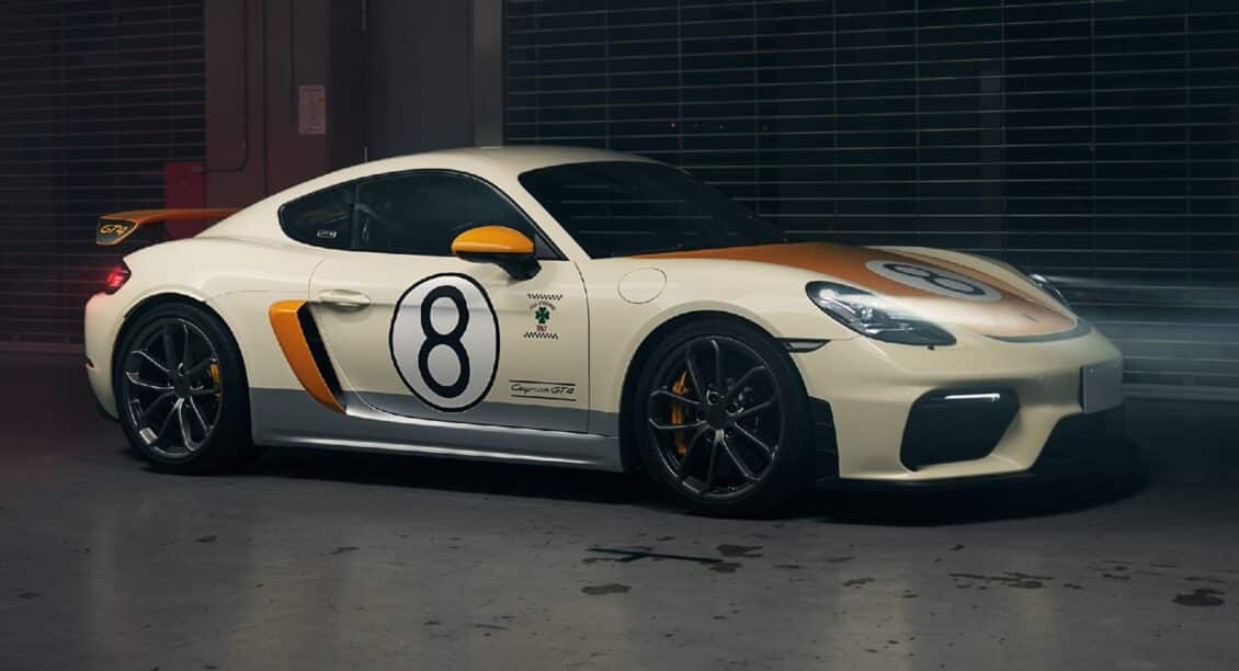 Este Porsche 718 Cayman GT4 es un tributo muy especial ¿Sabes a qué?