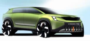 Škoda VISION 7S, el concept car que anticipa el futuro lenguaje de diseño de la marca
