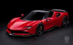 Este Ferrari SF90 es una perita en dulce con mucha fibra de carbono